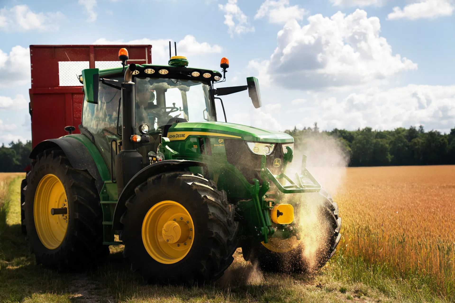Umkehrlüfter im Einsatz bei John-Deere-Maschinen