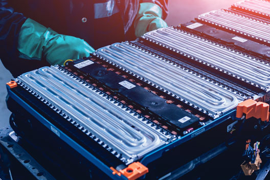 Batteriekasten mit EMPT-geschweißtem Kühlsystem