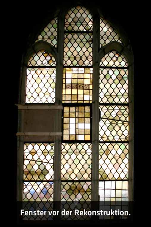 Künstlerische Glasfläche