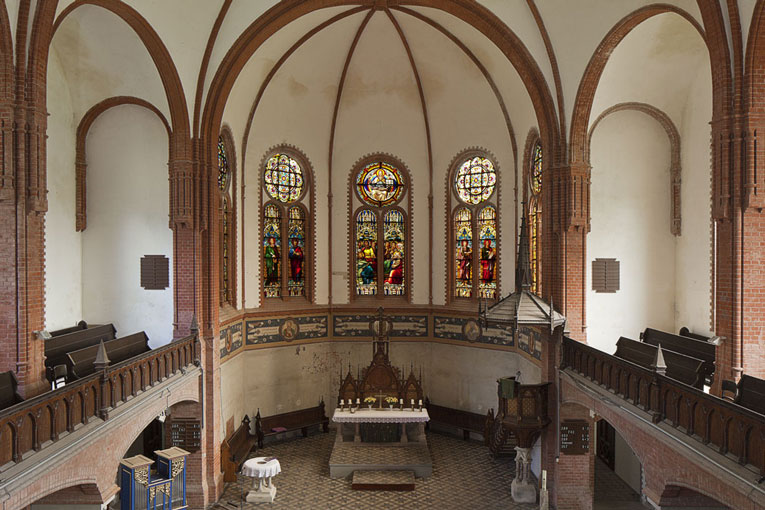 Glasmalerei nach Restaurierung