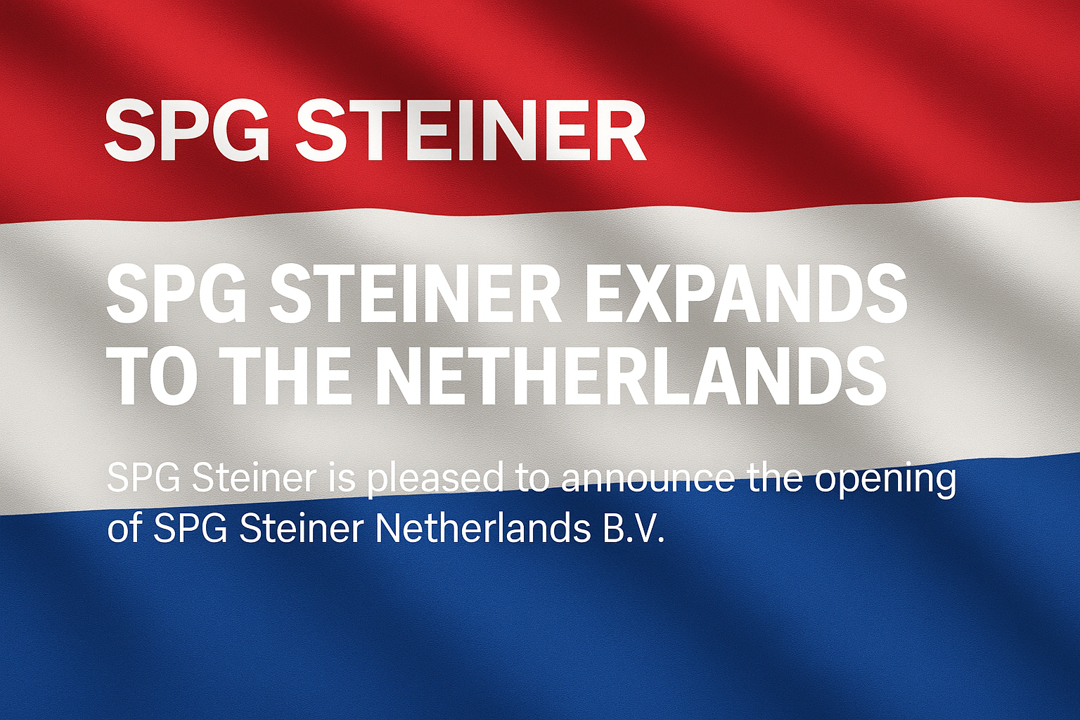 Eröffnung SPG Steiner Netherlands B.V. (2022)