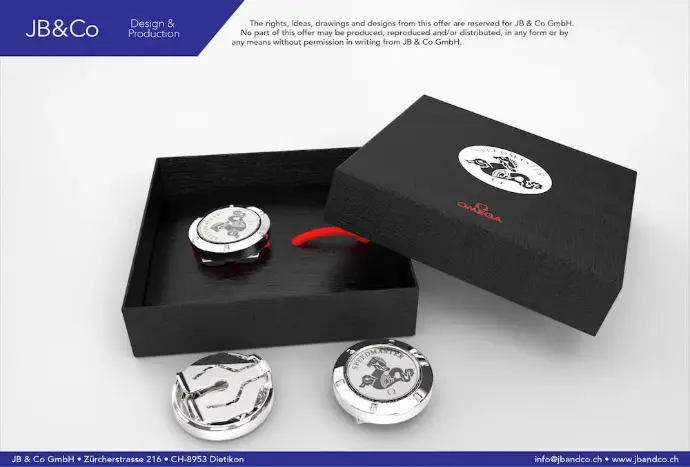 Button-Cover in Geschenkbox