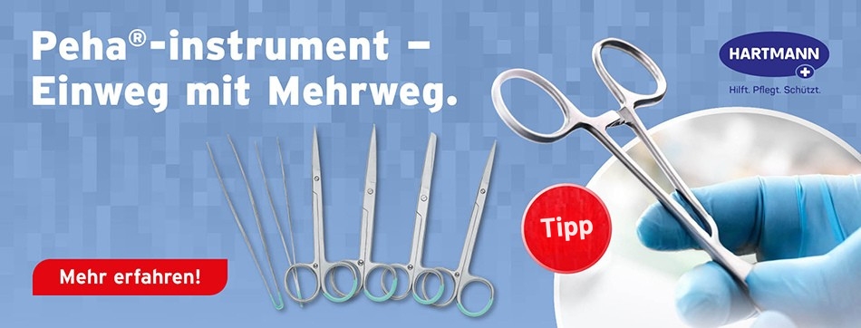 Peha-Einmalinstrumente von Hartmann