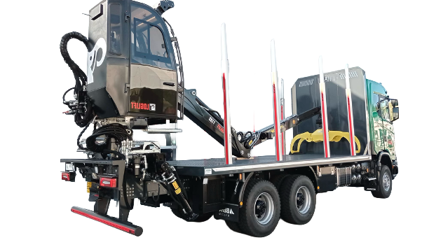 Holztransport-Fahrzeug