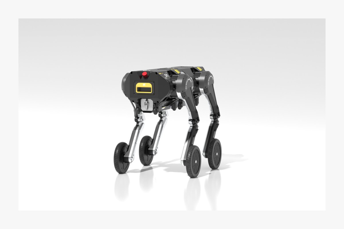 D1 — modularer Rad-Leg-Roboter