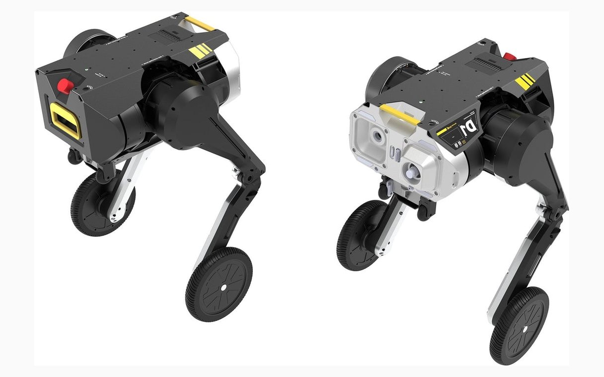 D1 — biped und zu Quadruped zusammengefügt