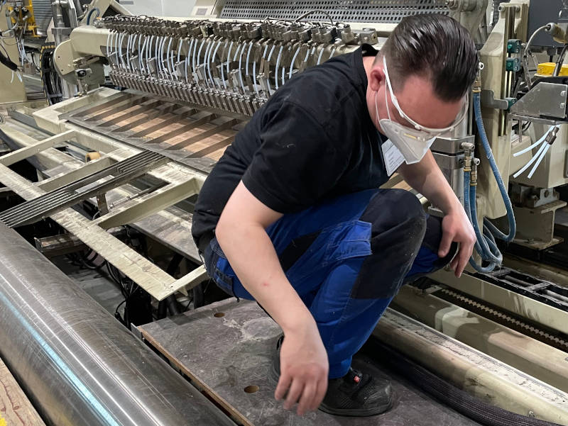 Wartung vor Ort beim Kunden