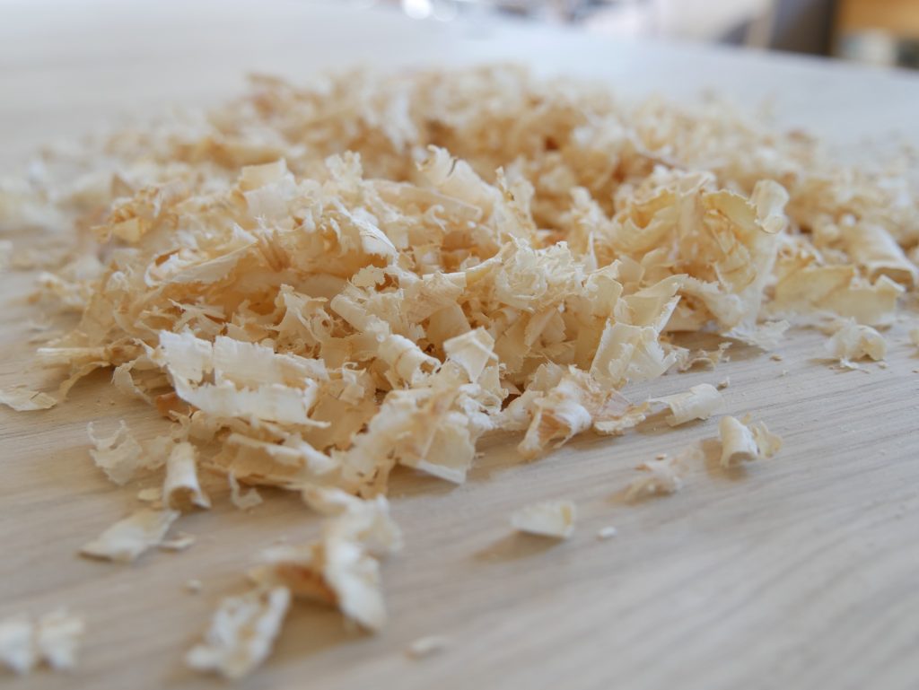 Holzspäne aus der Werkstatt