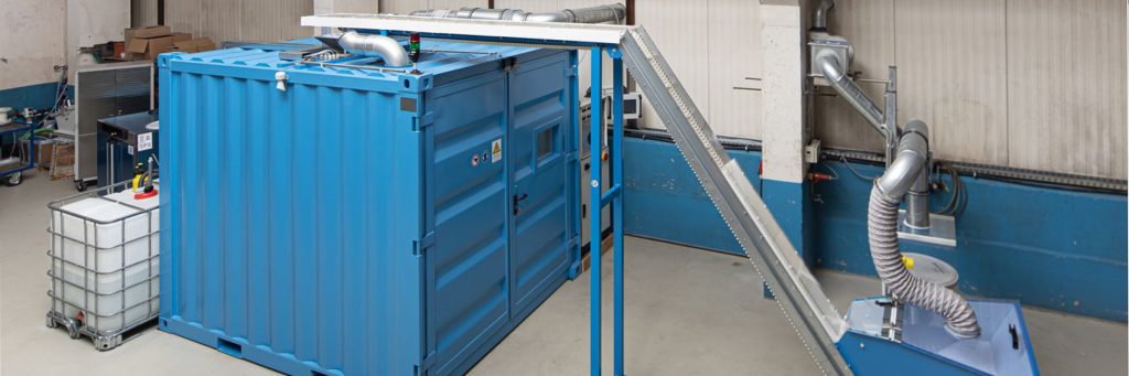 Kontinuierliche Schockwellenanlage