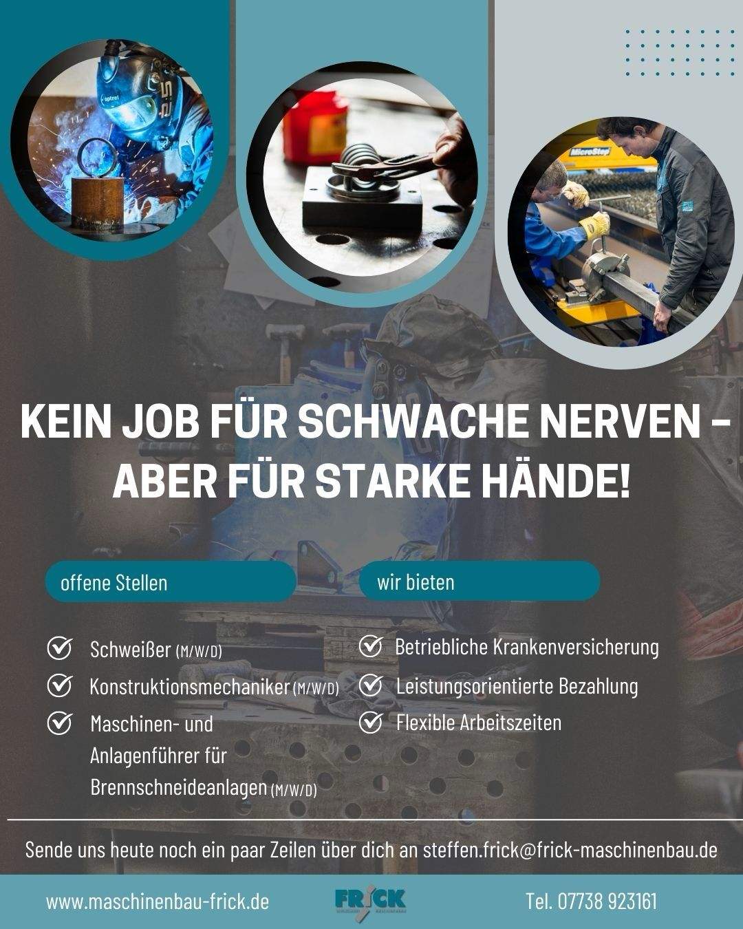 Fertigung im Schweiß- und Schneidezentrum