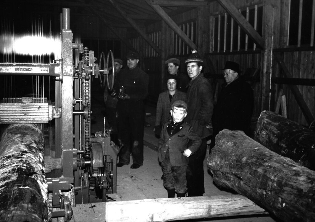 Historische Aufnahme des Betriebs