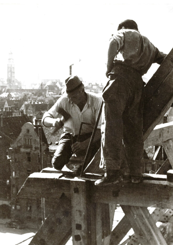 Historische Aufnahme des Betriebs