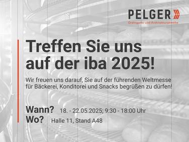 PELGER at the iba 2025 in Munich