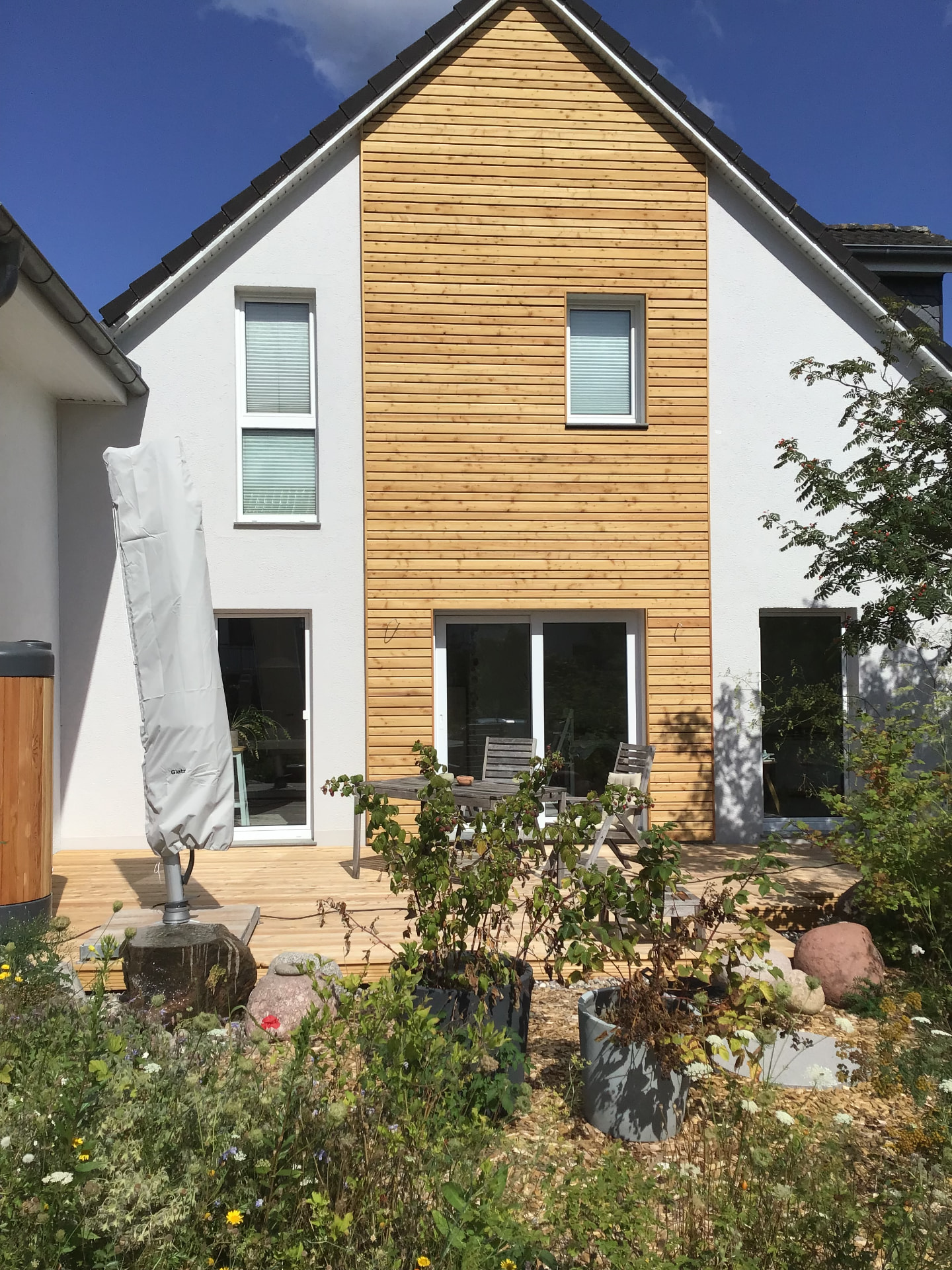 Holzfassade aus Lärche