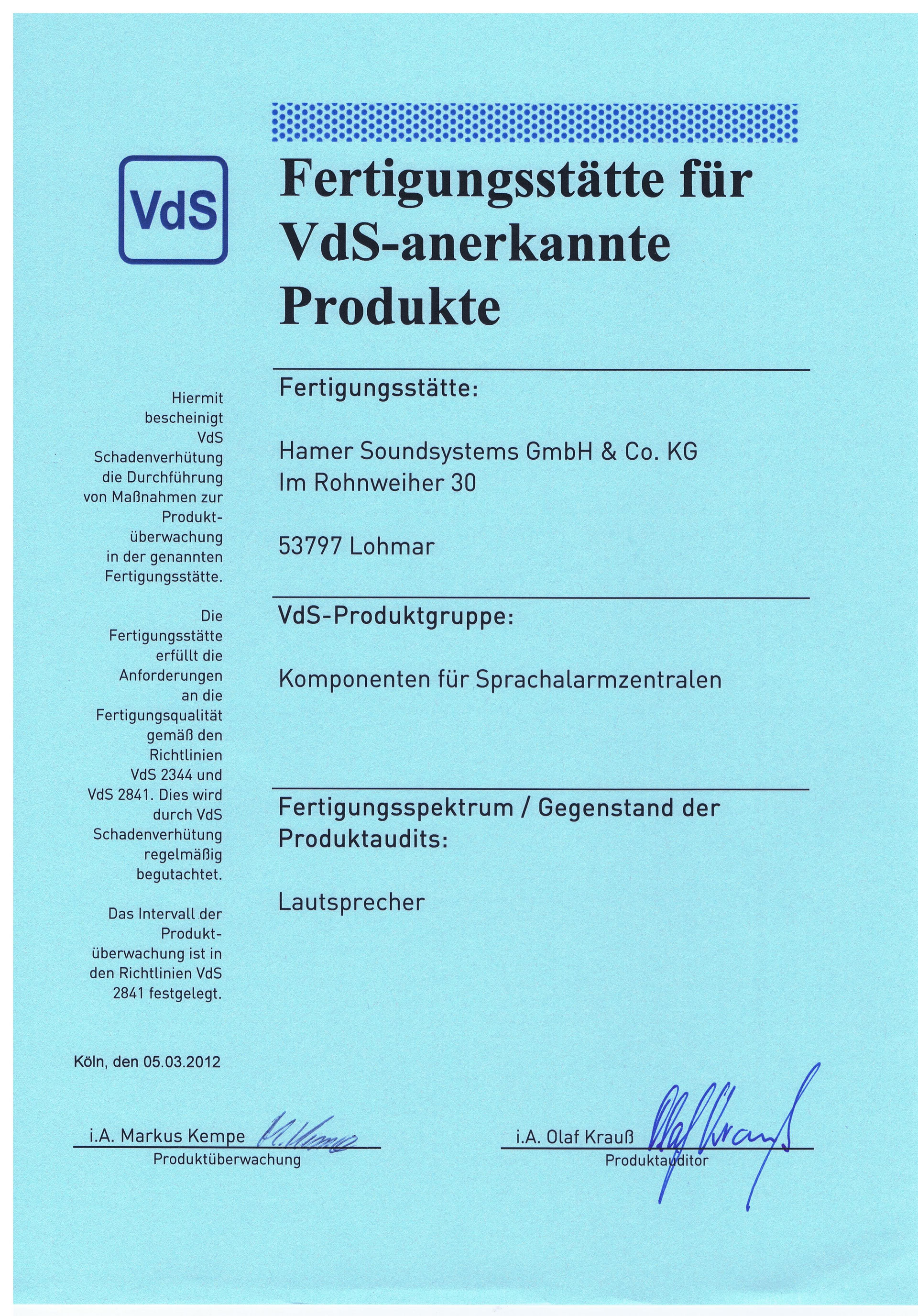 Hamer Soundsystems – Beschallungstechnik aus Lohmar