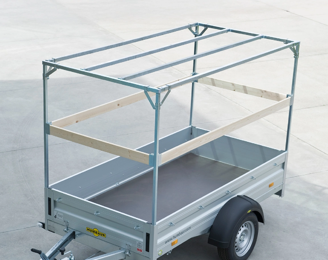 Tarpaulin frame for trailers