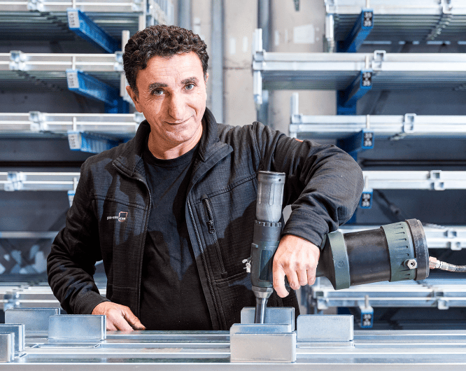 Metalworking in the in-house production facility