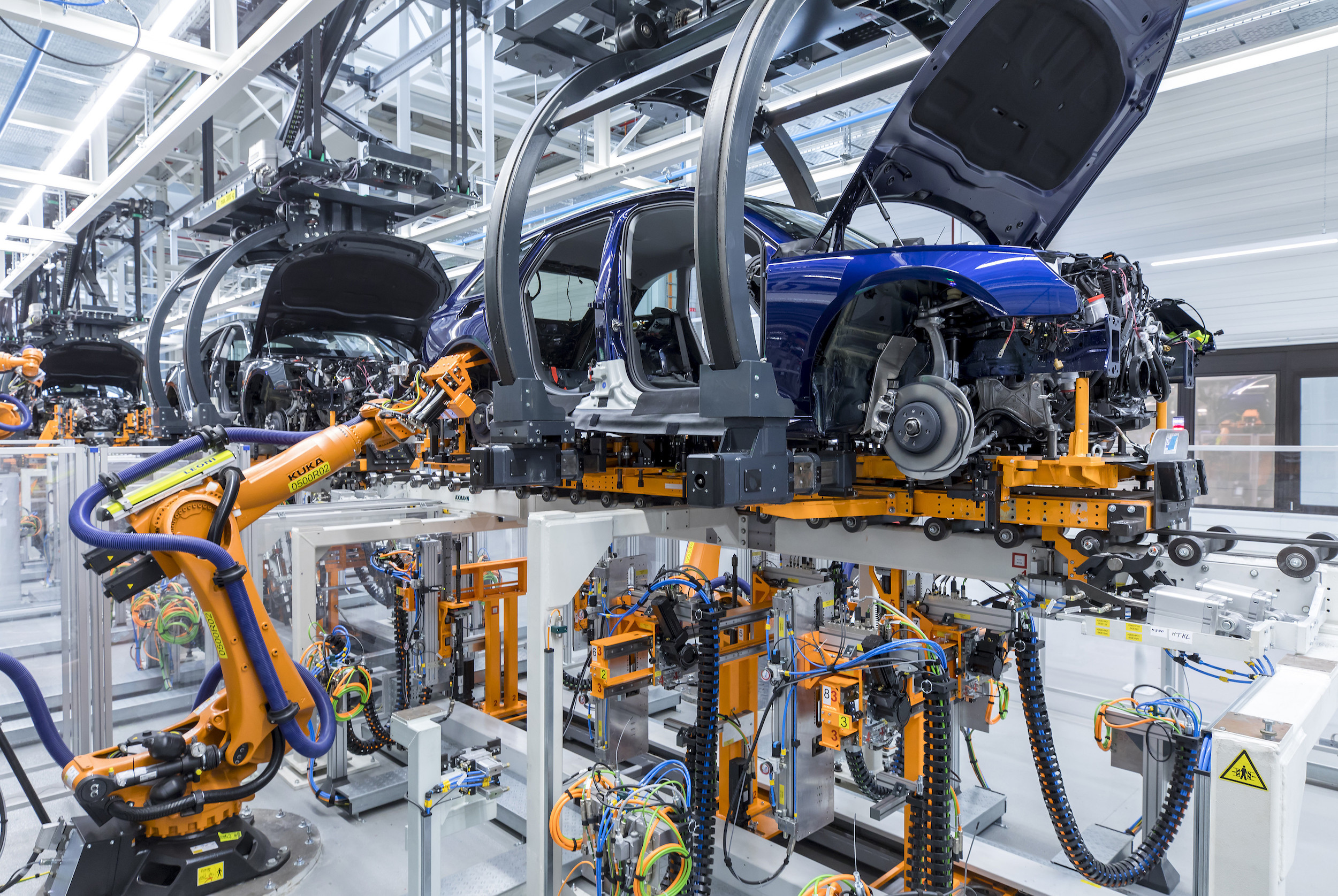 Industrieanlage bei Audi Ingolstadt