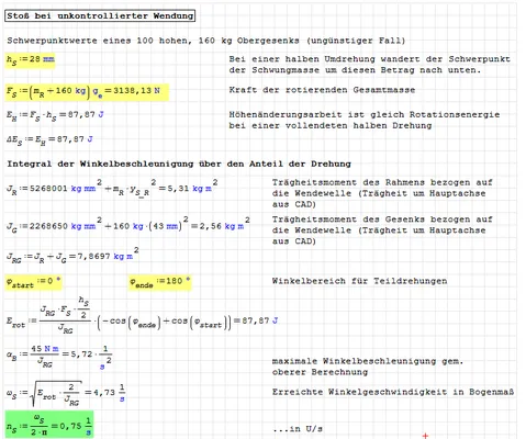 Technical calculation