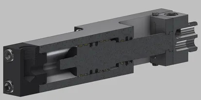 Plate ejector cylinder