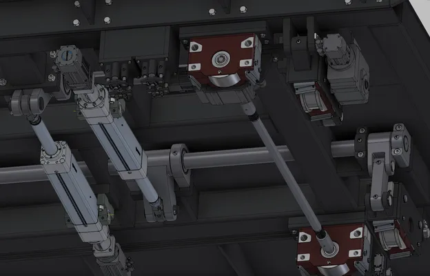 Carriage (change arm for press tools)