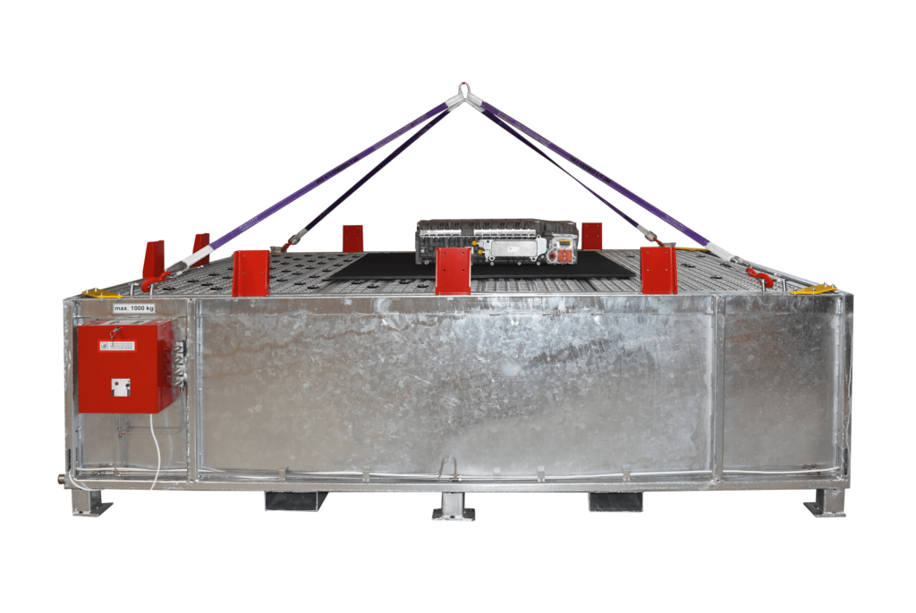 HV Battery Disassembly Table mit Kühlbecken