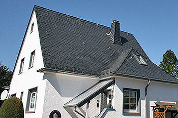 Schiefereindeckung