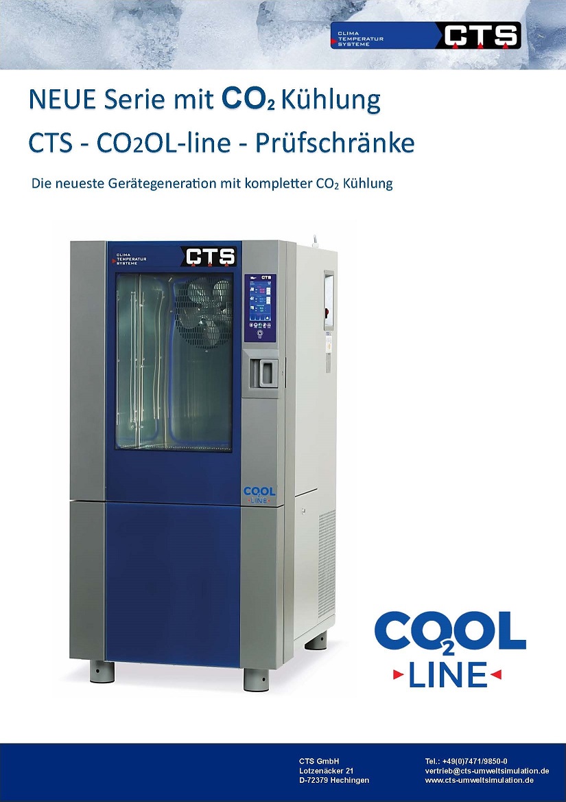 Prüfschränke mit CO2-Kühlung (CO2OL-Line)
