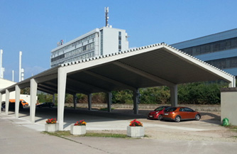 Solar-Überdachung