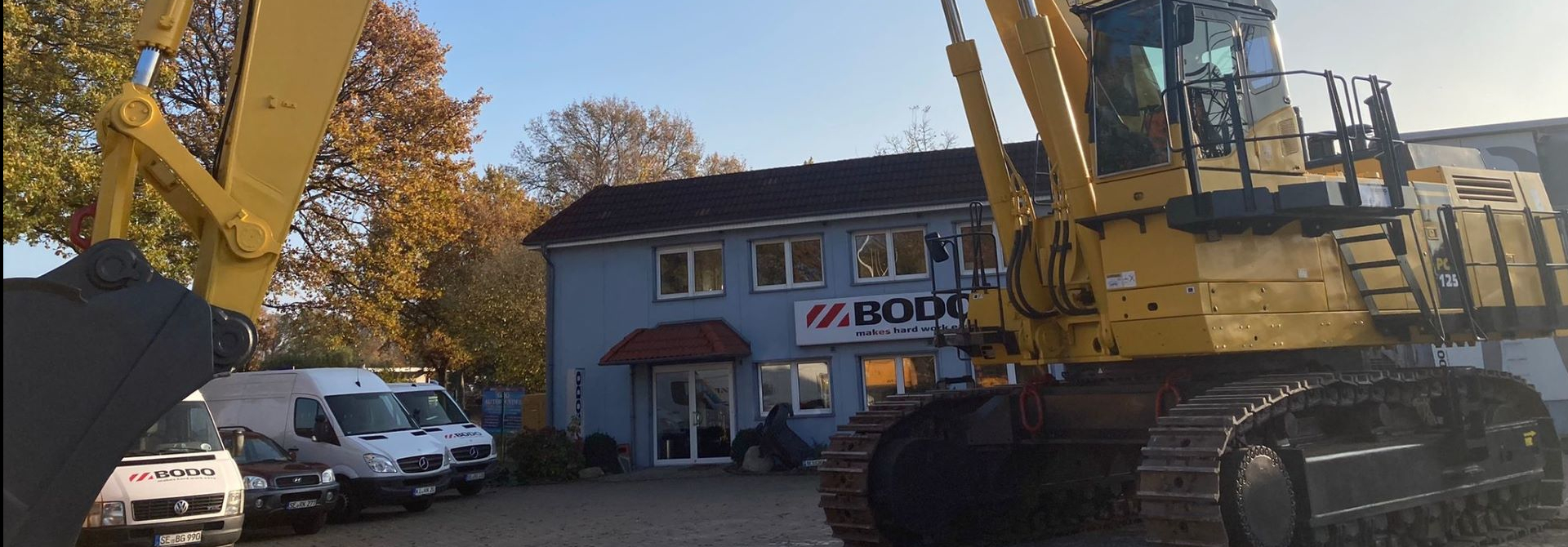 Bau- und Baumaschineneinsatz