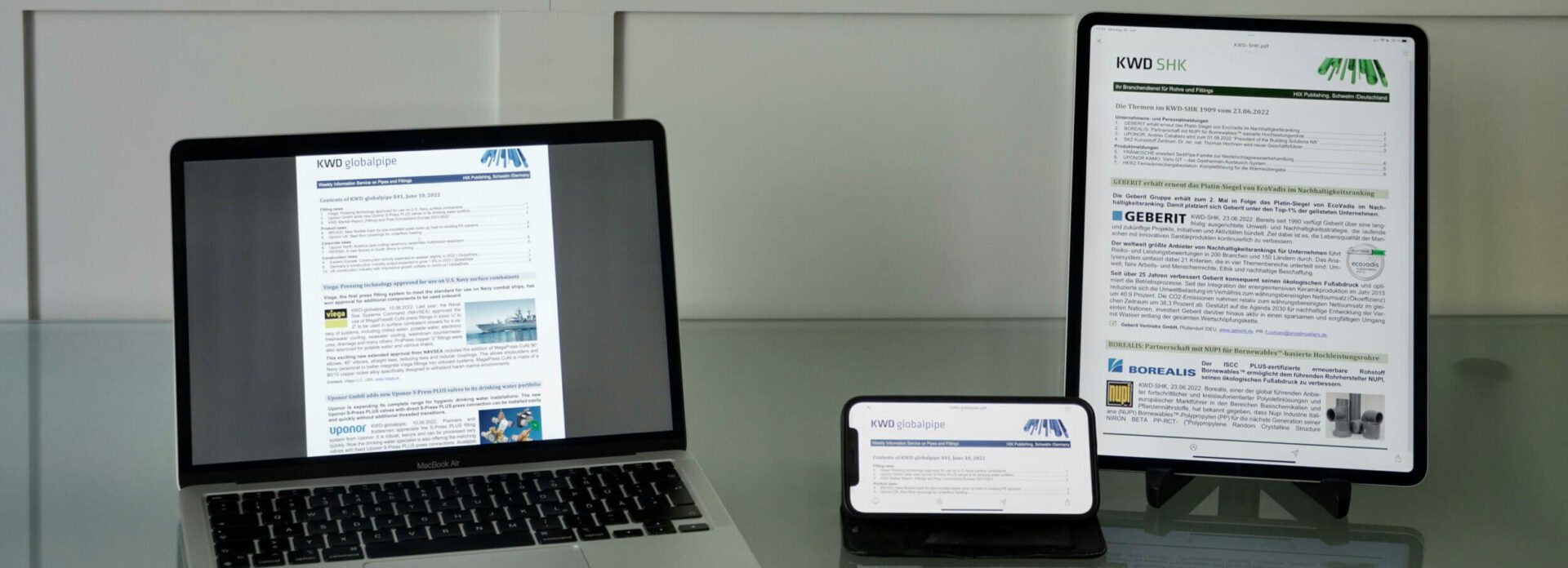 KWD-Newsletter (globalpipe, SHK, Fenster)
