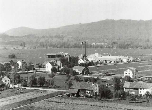 Produktionsanlage in Wolhusen (historische Aufnahme)
