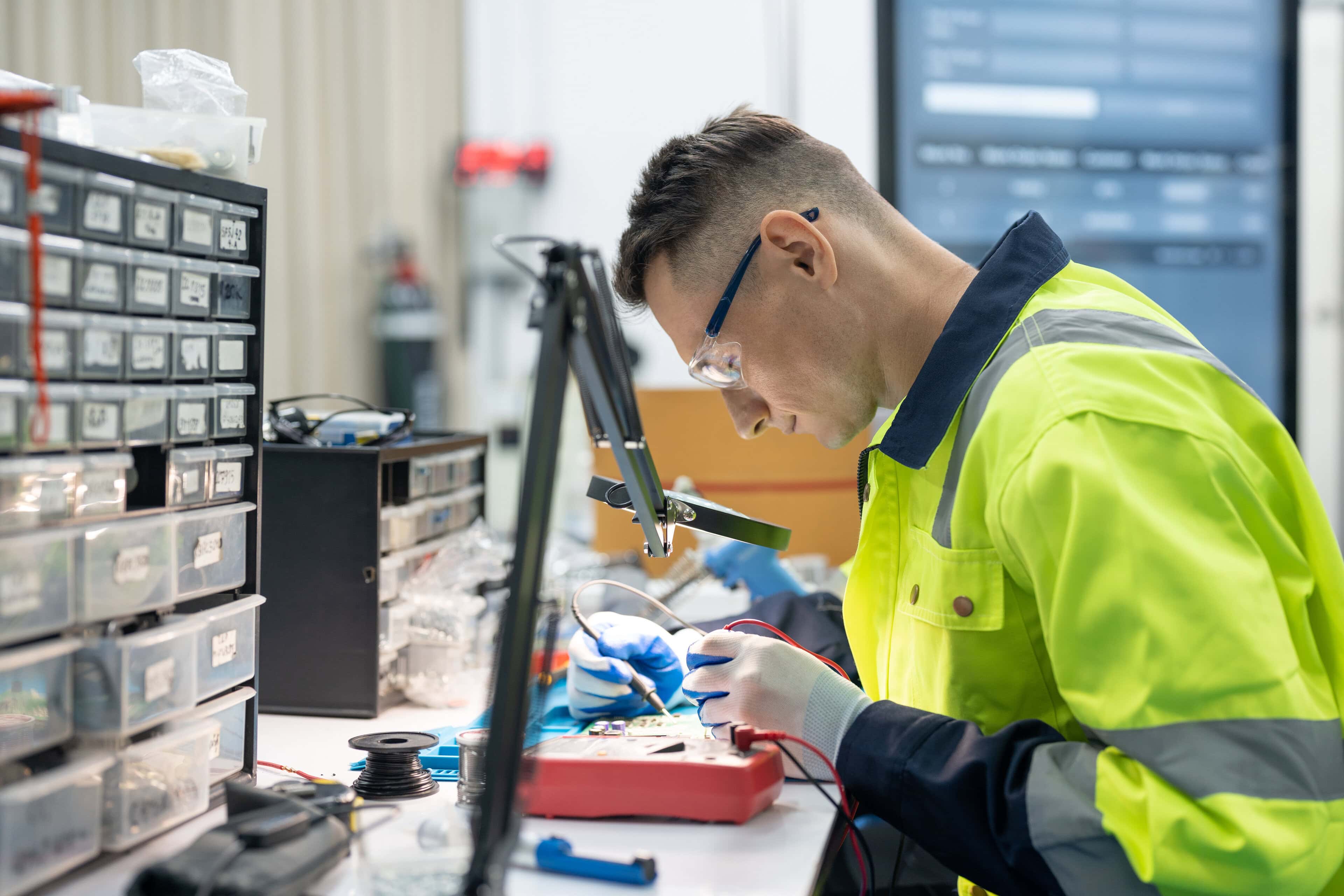 Elektroinstallation und Sicherheitsprüfung