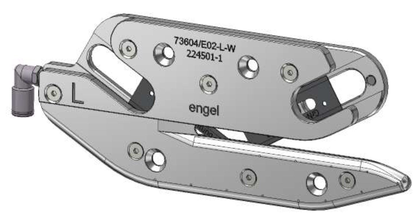 Doppelklingenschlauchschlitzvorrichtung 73604/E02-L-W
