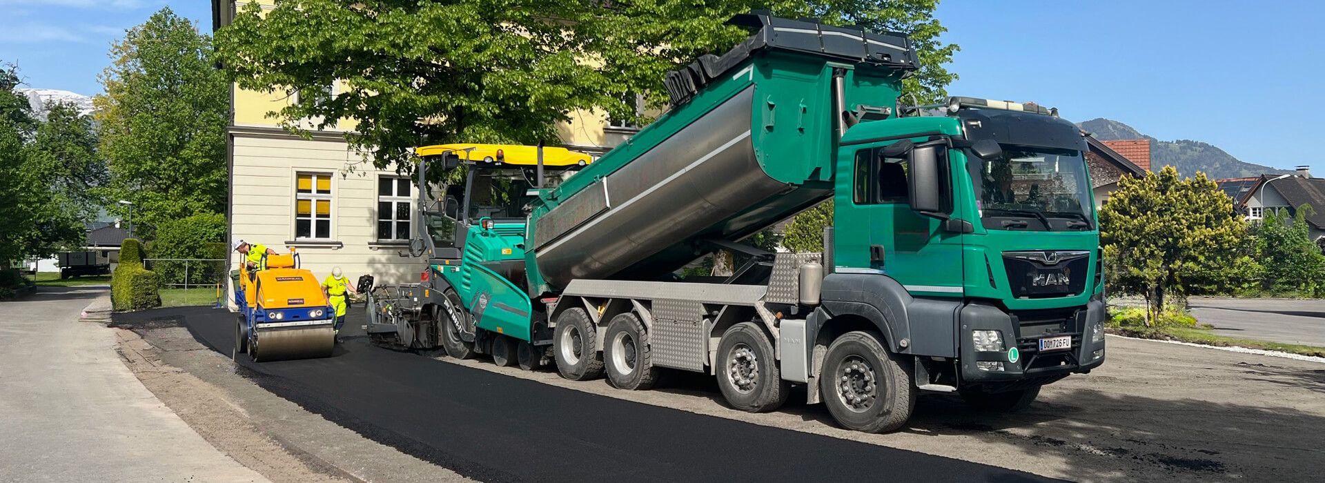 MÄHR BAU Baustelle im Raum Feldkirch