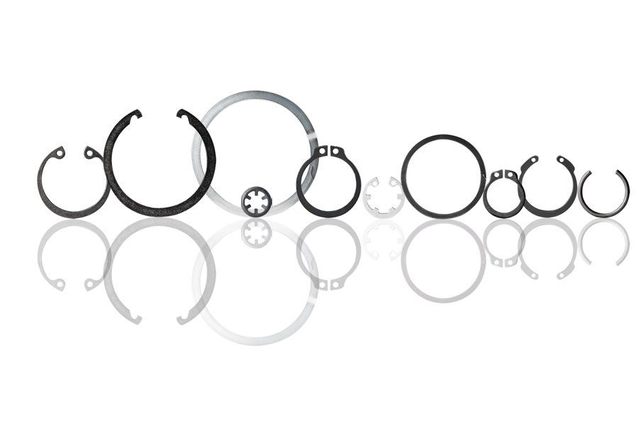 Retaining Rings – spiral, tapered section, constant section