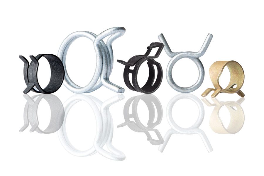 Self-Compensating Hose Clamps