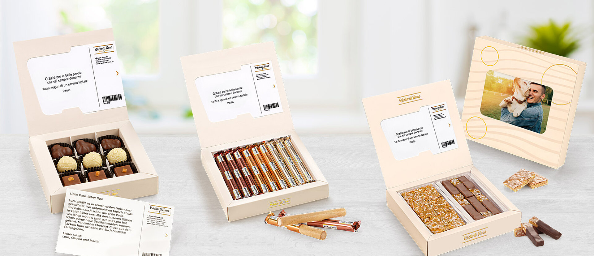 Personalisierte Geschenksendungen à la carte