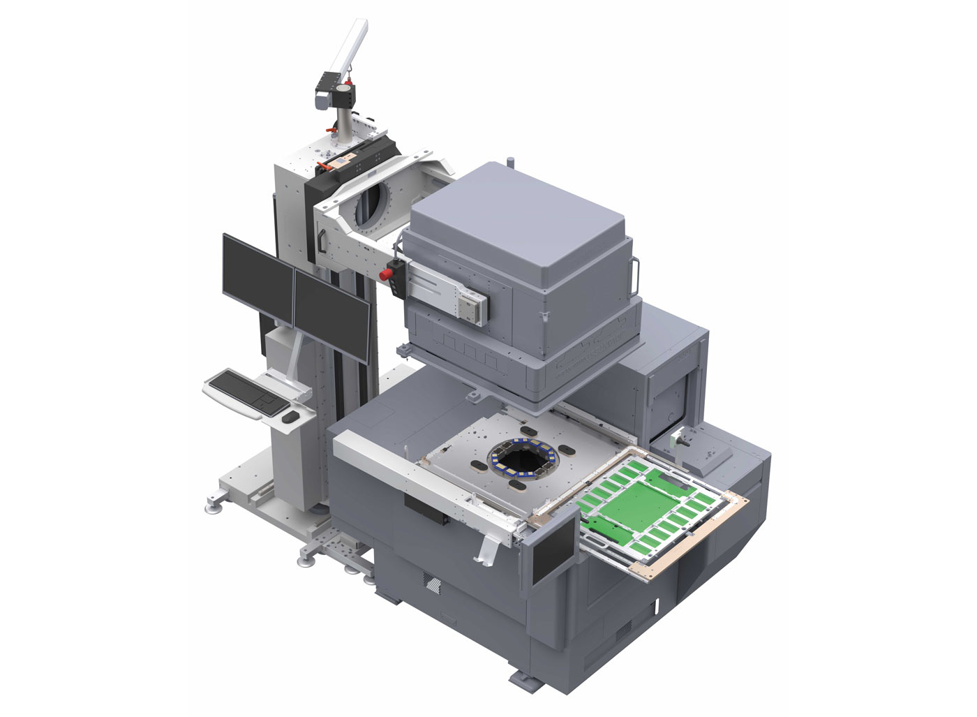 Probing Testzelle mit Universal Prober DIB Changer