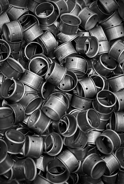 Metallische Bauteile aus der Fertigung