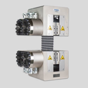Vierseitig hydraulisches Spannzeug für Textilproben bis 100 mm