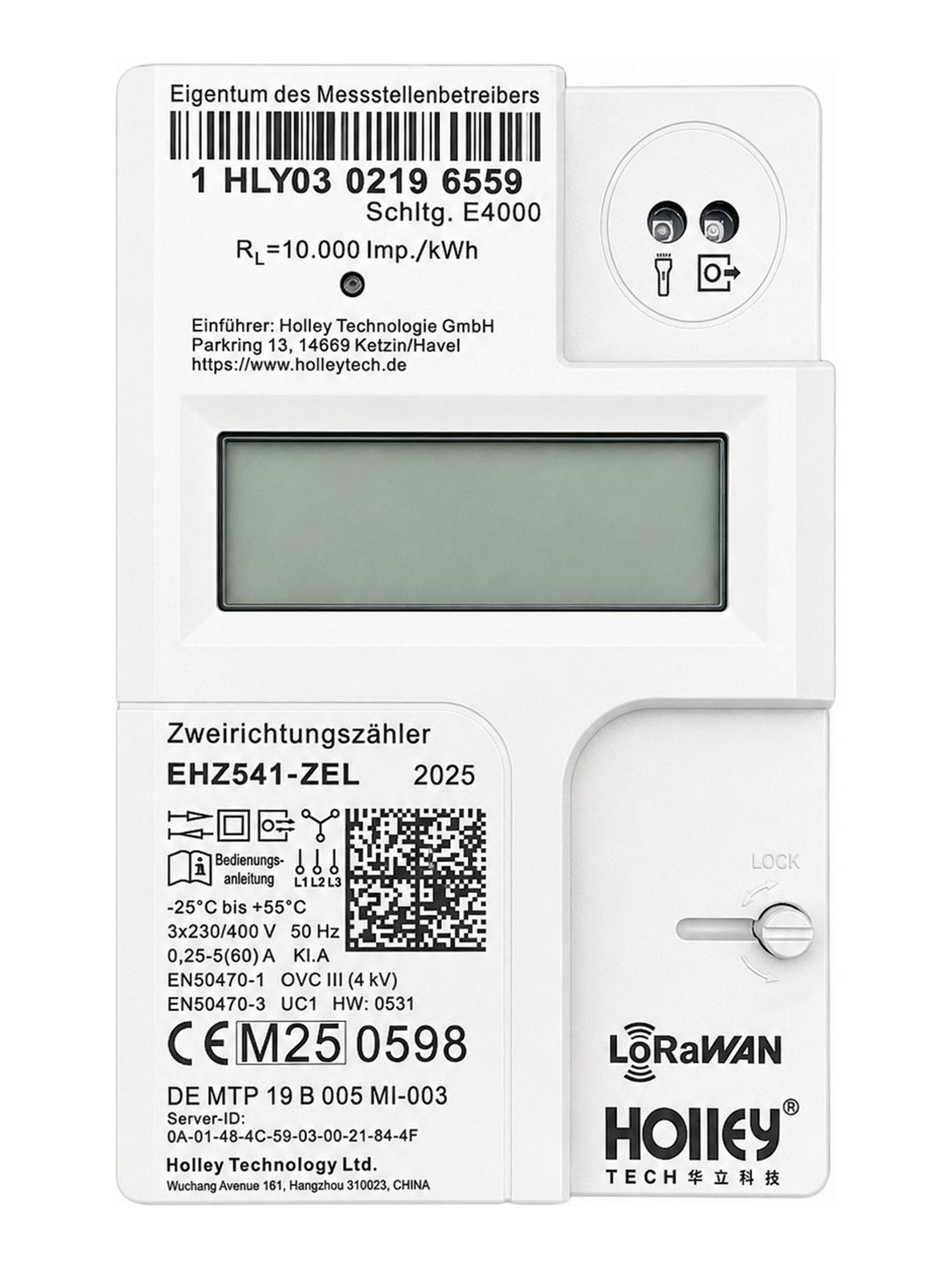 EHZ541 Drehstromzähler