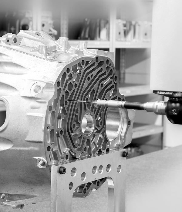 Aluminiumgussteil mit komplexer Innenstruktur