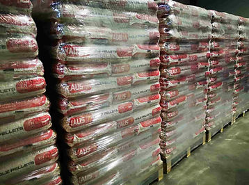 Paletten Holzpellets
