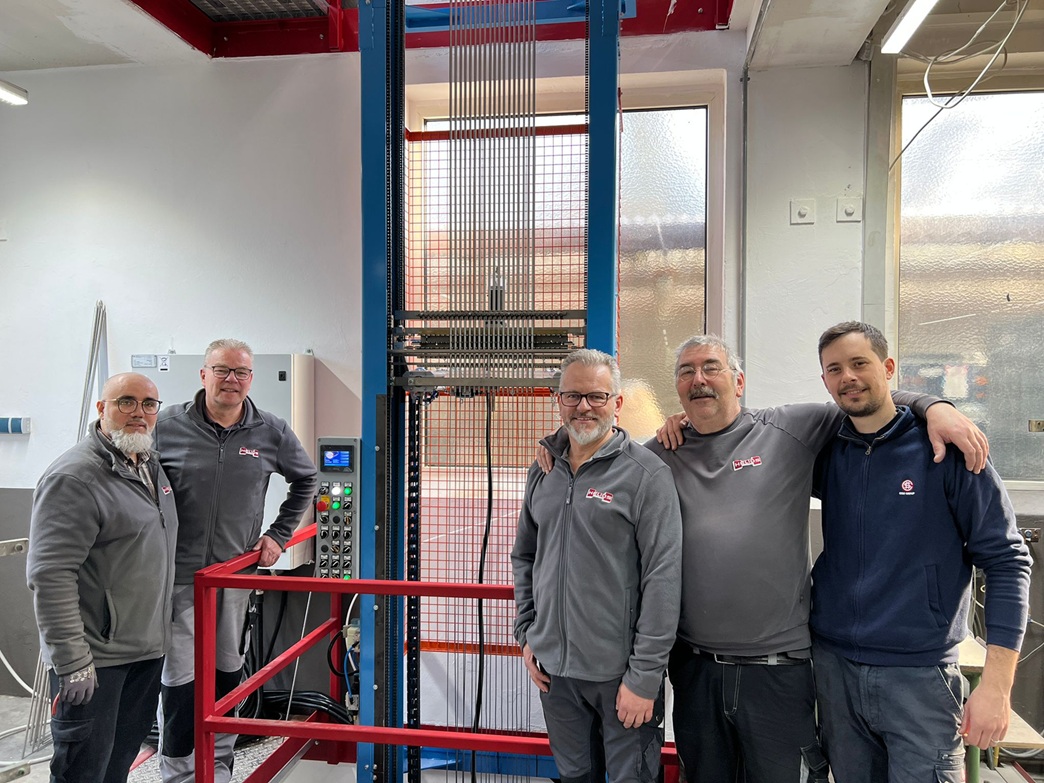Training an der neuen Füllmaschine