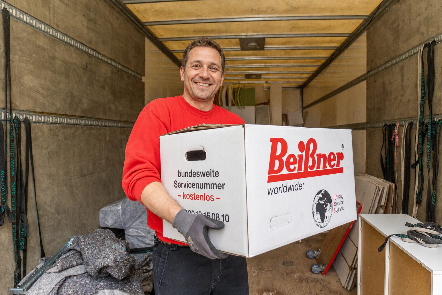 Packservice als Teil des Umzugs