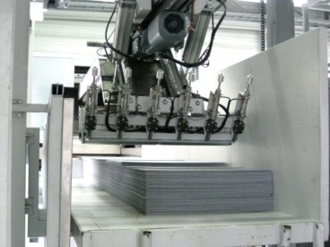Horizontale Zuführung Extrusion