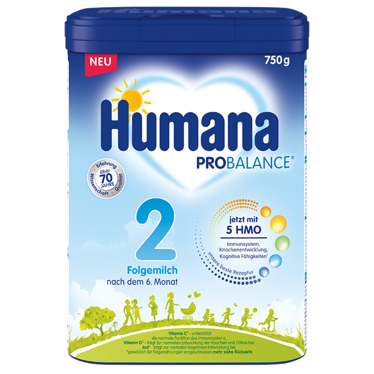 Humana Folgemilch 2, 750 g