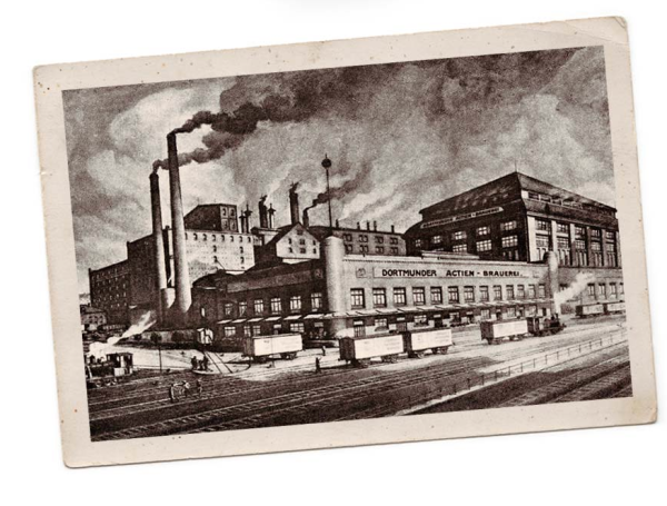 Brauerei mit eigenem Gleisanschluss (1917)