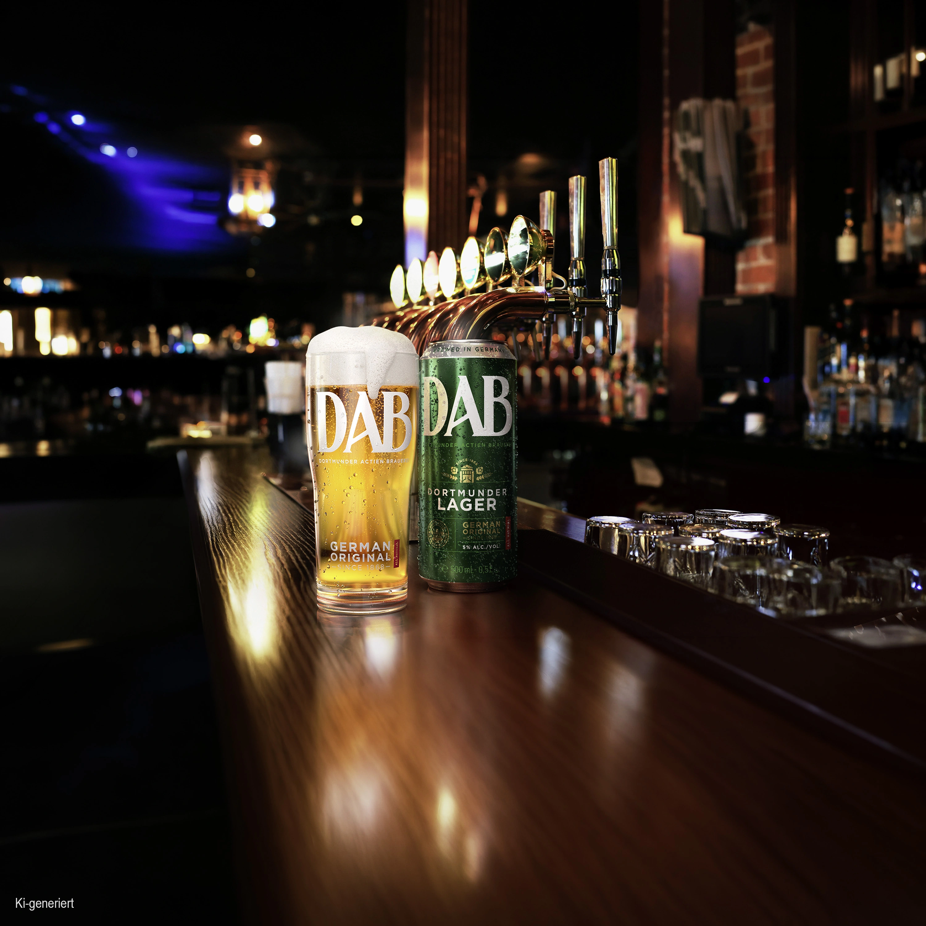 Dortmunder Lager – Dose und Glas